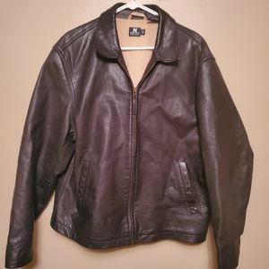 Men's Nautica leather jacket
